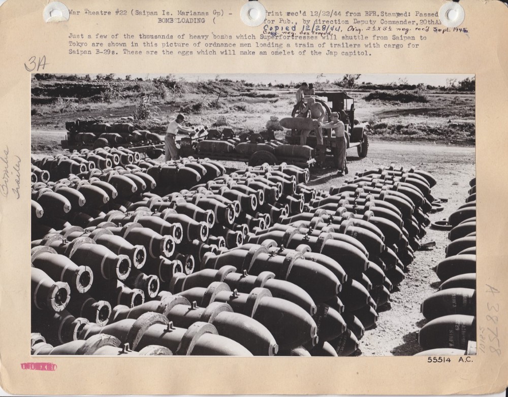 燒夷彈（引用自Japan Air Raids.org）