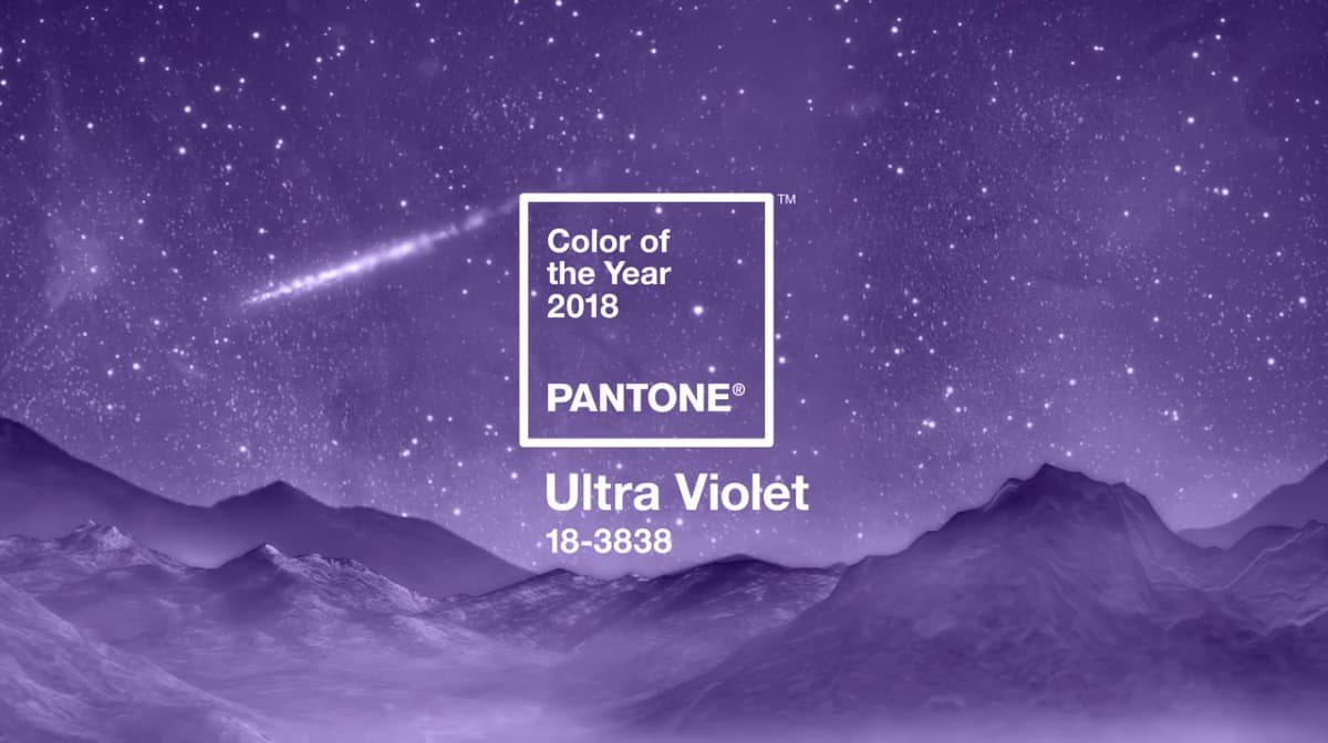 2018年:PANTONE 18–3838 Ultra Violet