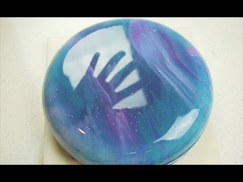 星空镜面蛋糕这样做 Galaxy Mirror glaze cake