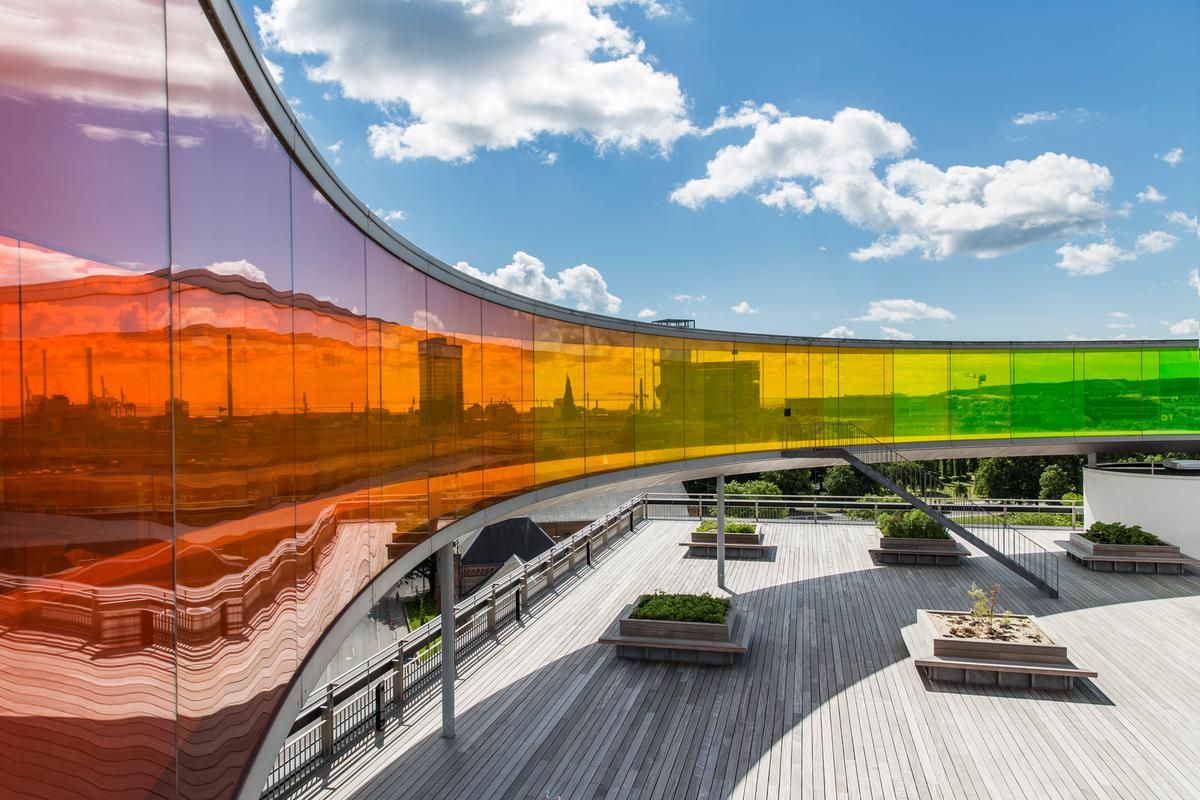 Ólafur Elíasson - Your Rainbow Panorama,位於柯胡斯藝術館頂層